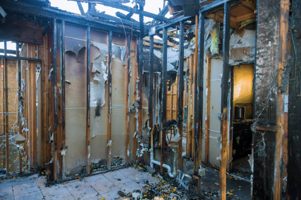 Professional Emergency Fire Cleanup technician working in Jacinto City, TX